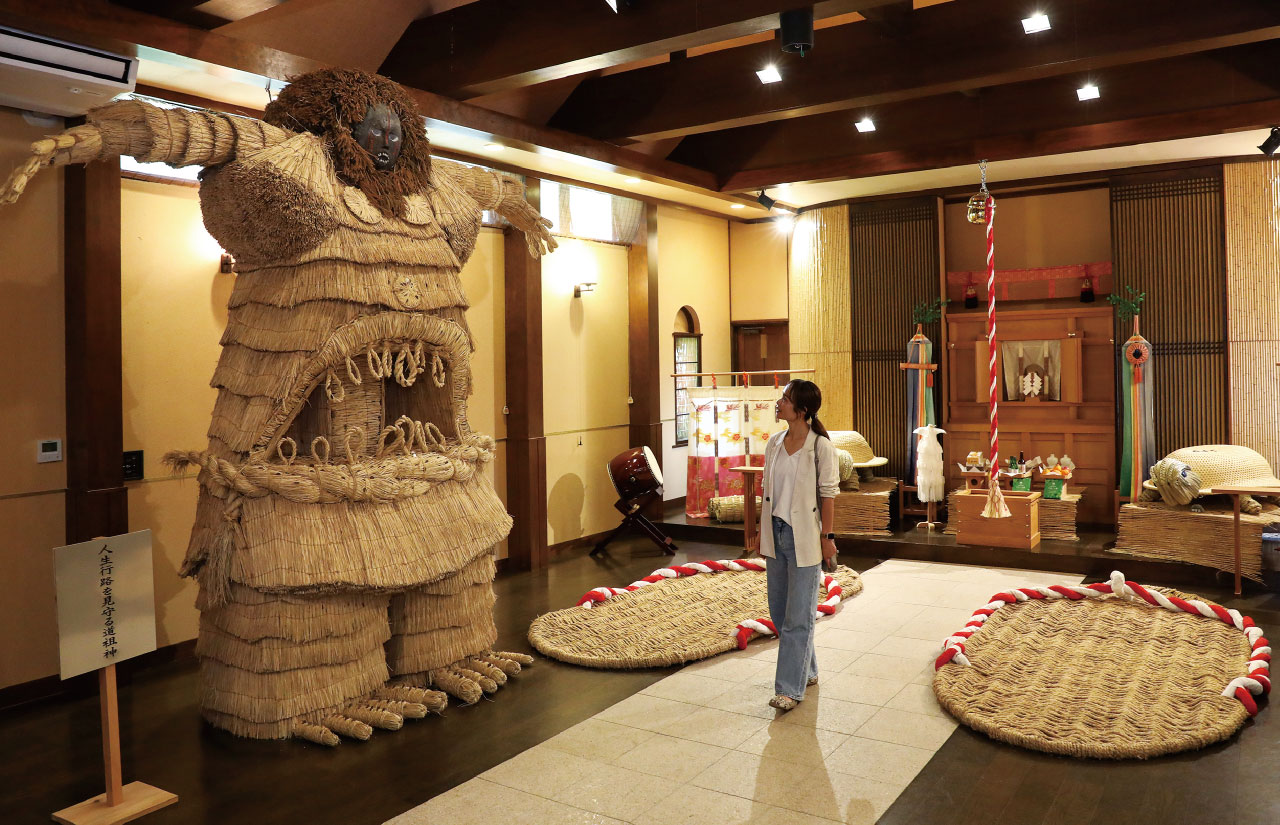 Interior of Pinkoro Shrine